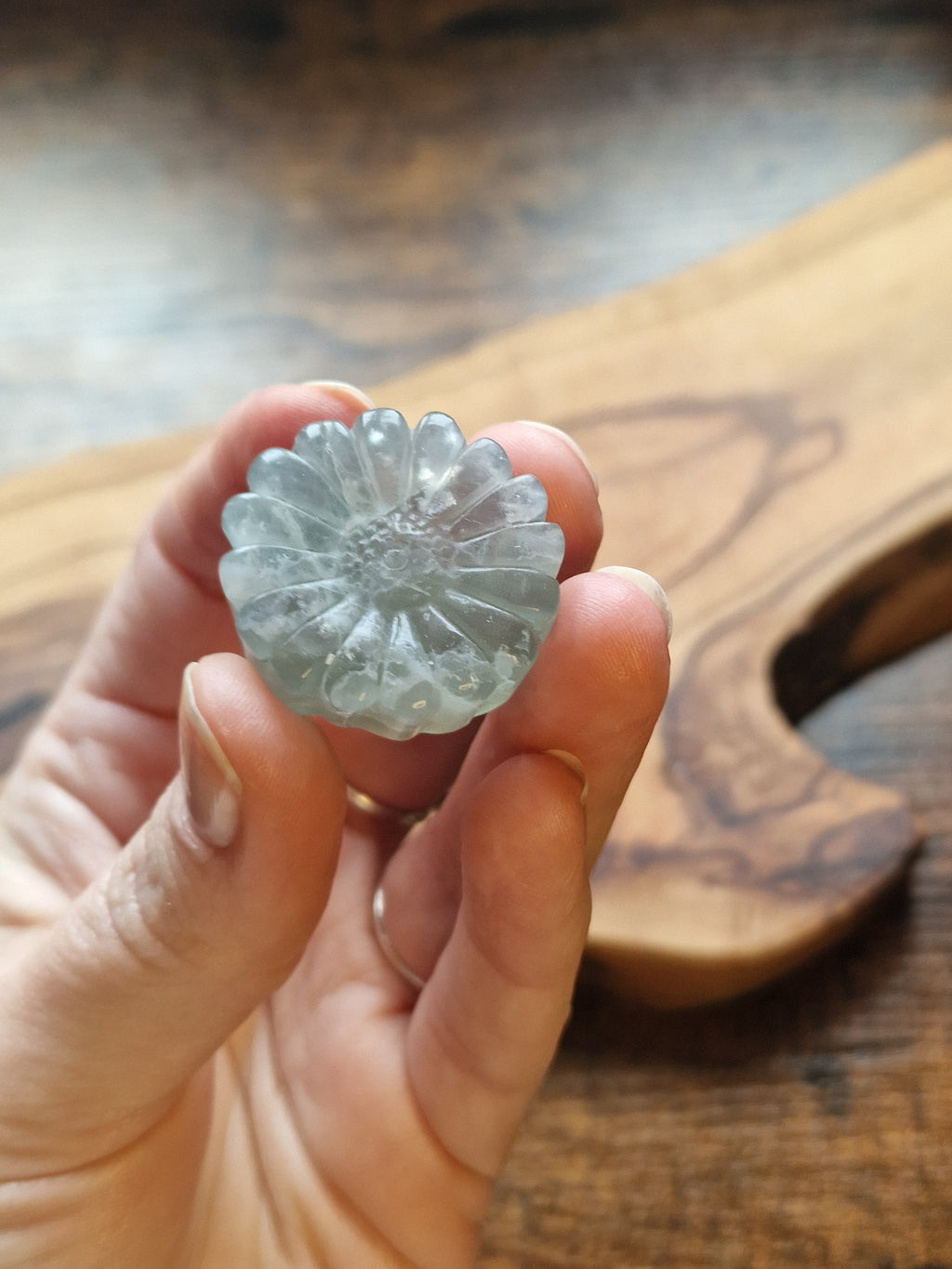 Crystal Flower Carvings