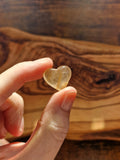 Golden Rutile mini hearts