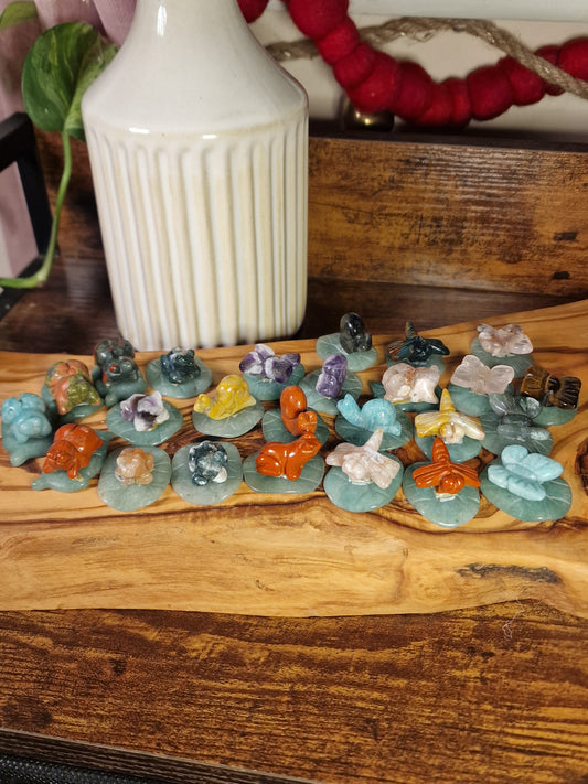 Lily Pad Crystal Minis~ Choose Your Creature