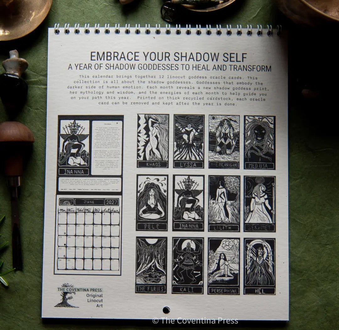 Sisters of Shadow 2027 Dark Goddess Calendar