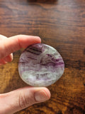 Rainbow Fluorite Worry Stone
