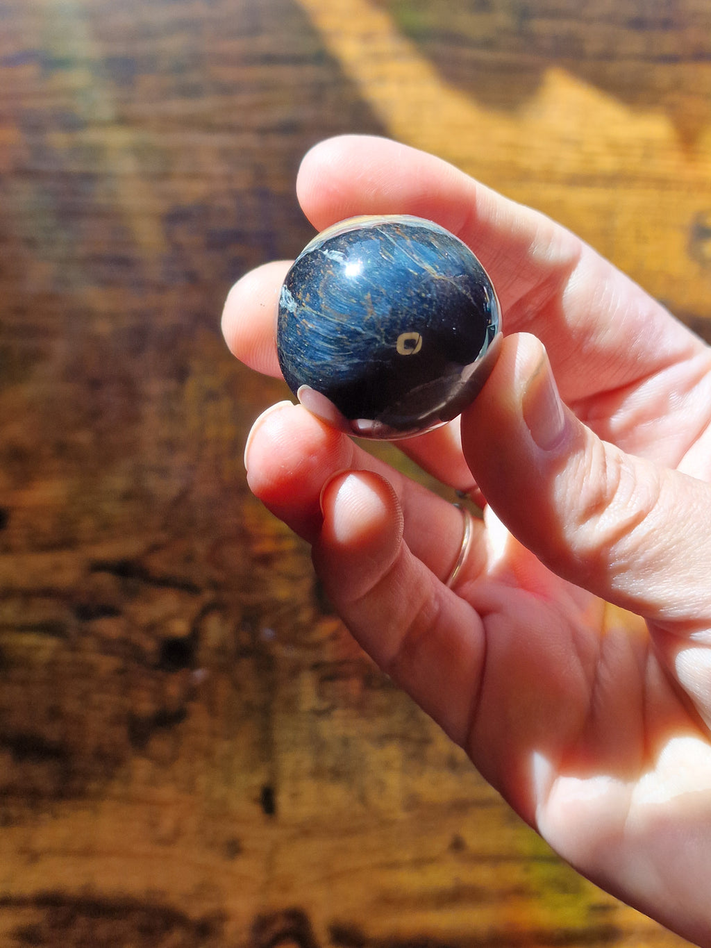 Blue Tiger’s Eye Crystal Sphere