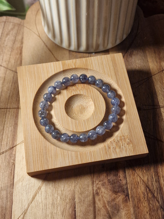 Iolite Crystal Bracelet – 8mm