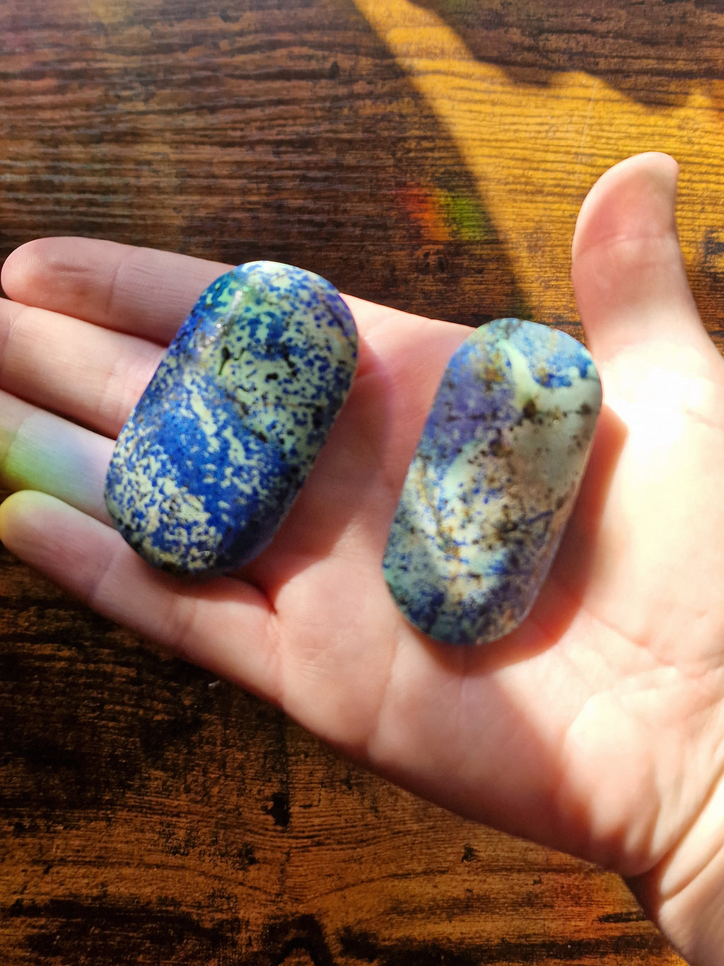 Azurite Palm Stones | Pick Your Own