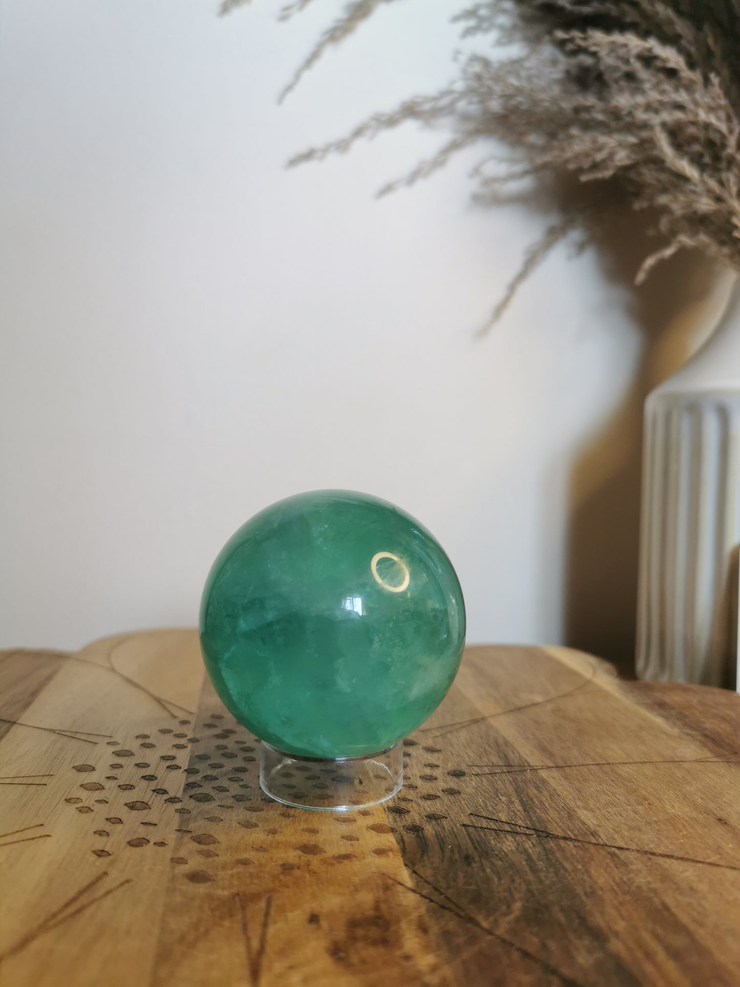 Green Fluorite Sphere✨️