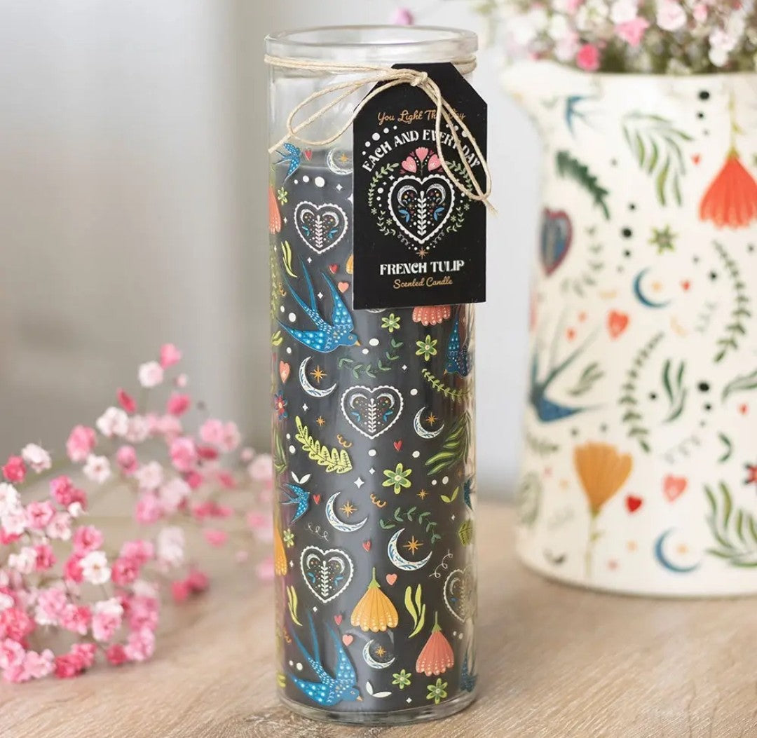 Decorative Tube Candles | Scented, Crystal & Goddess Candles