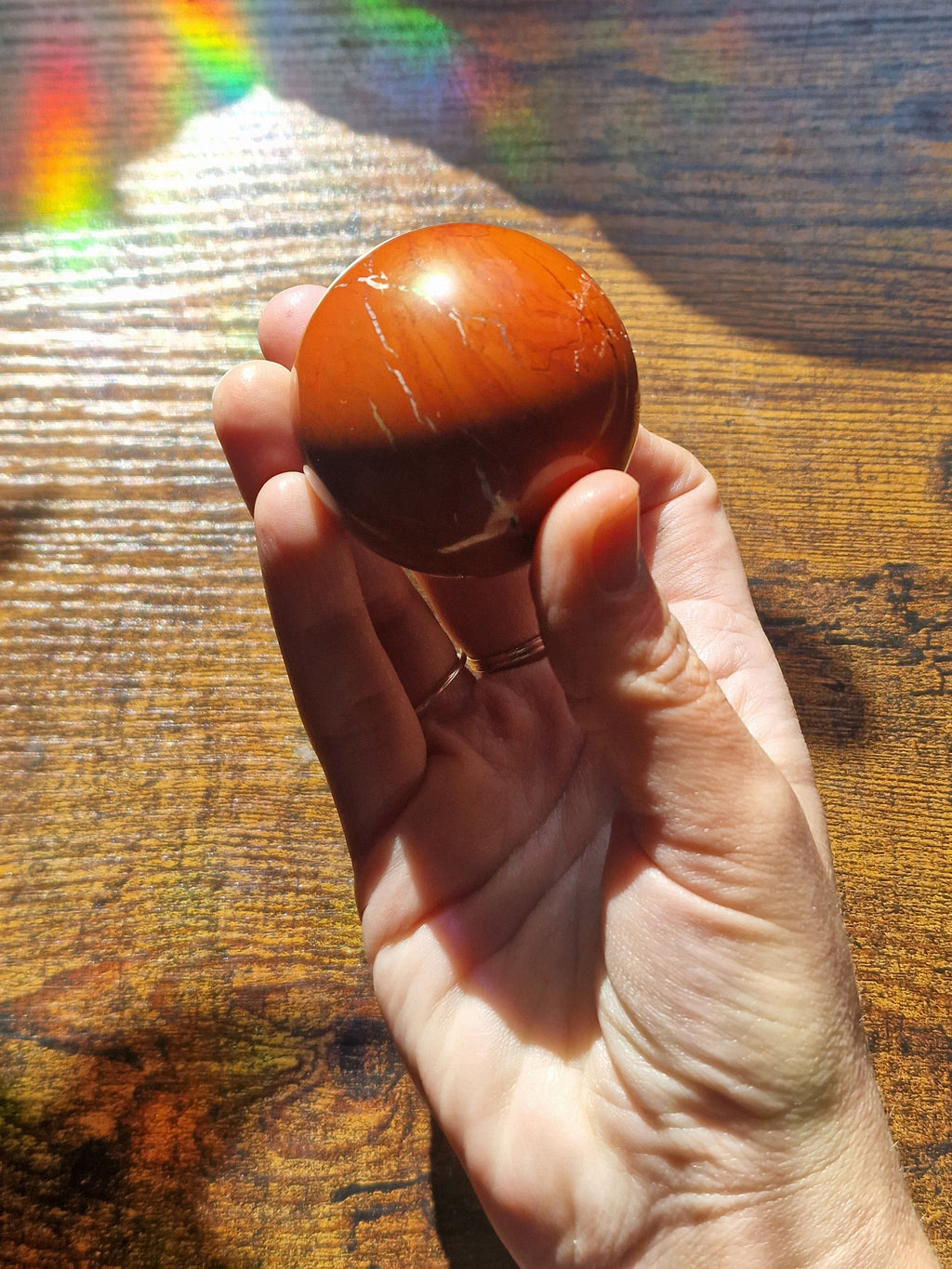 Red Jasper Sphere