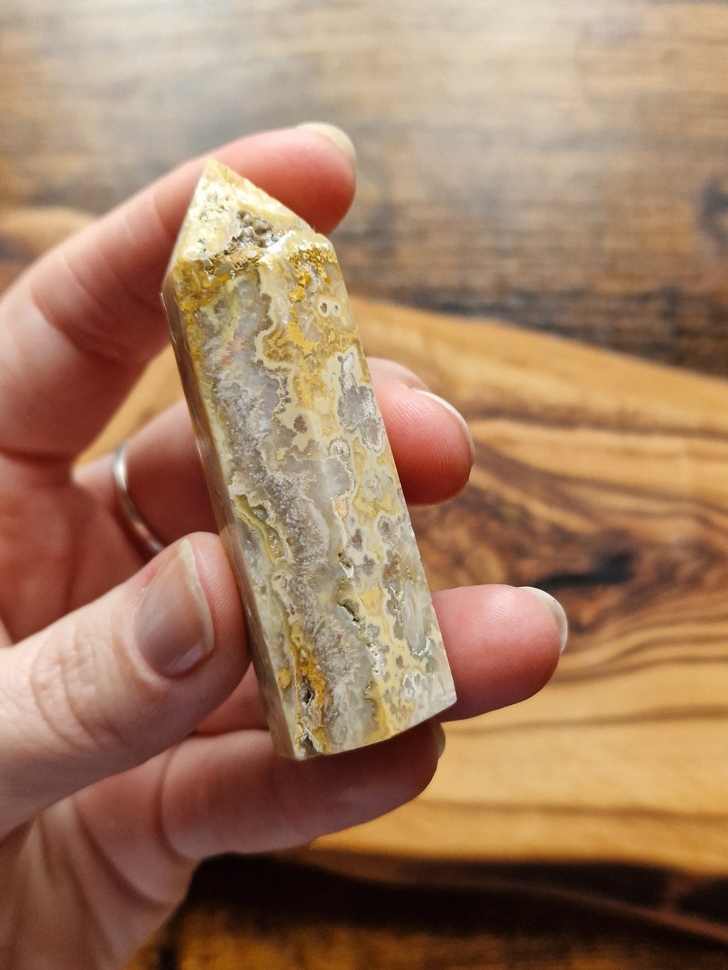 Lower Grade Mexican Lace Agate Tower