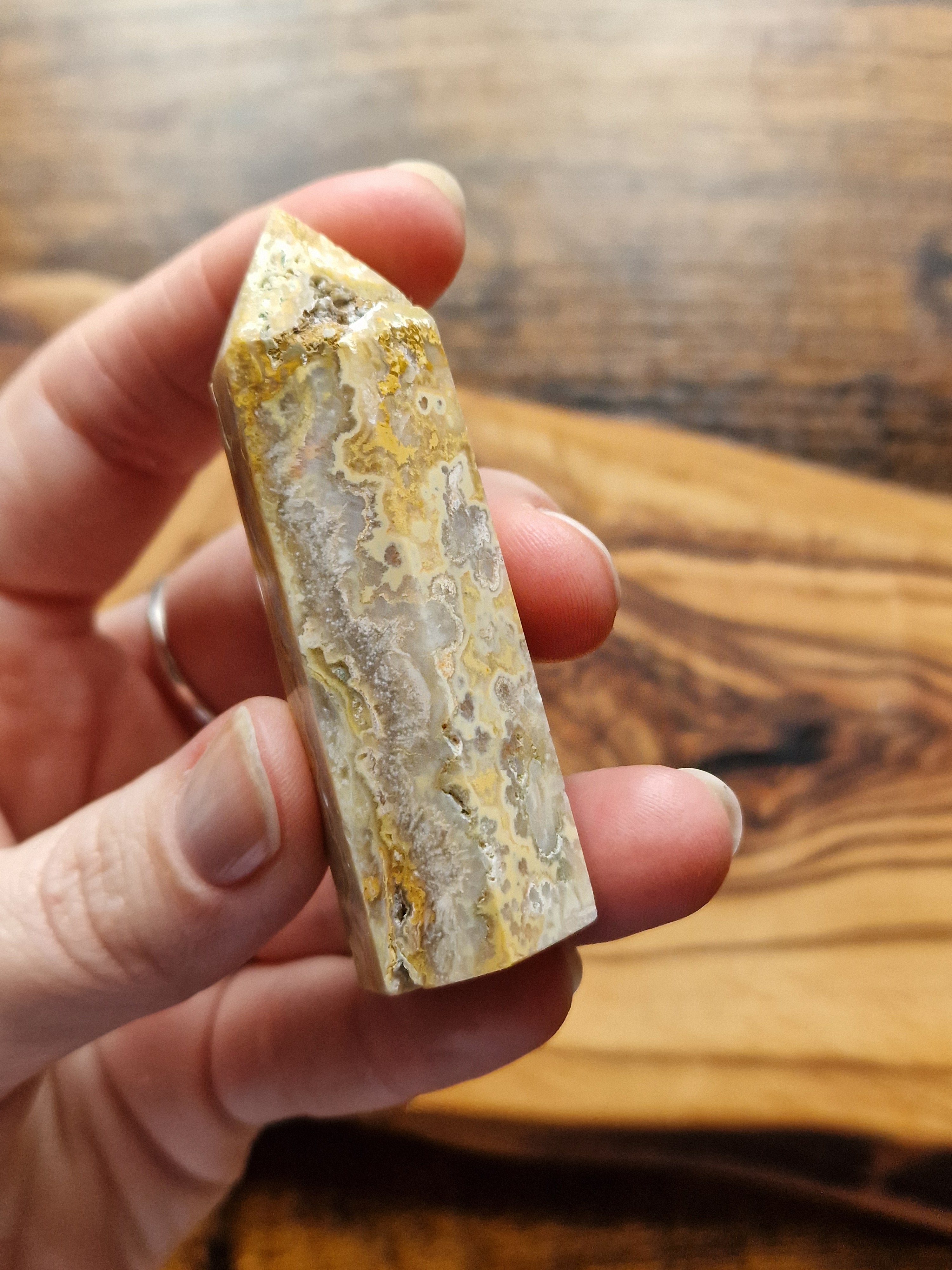 Lower Grade Mexican Lace Agate Tower