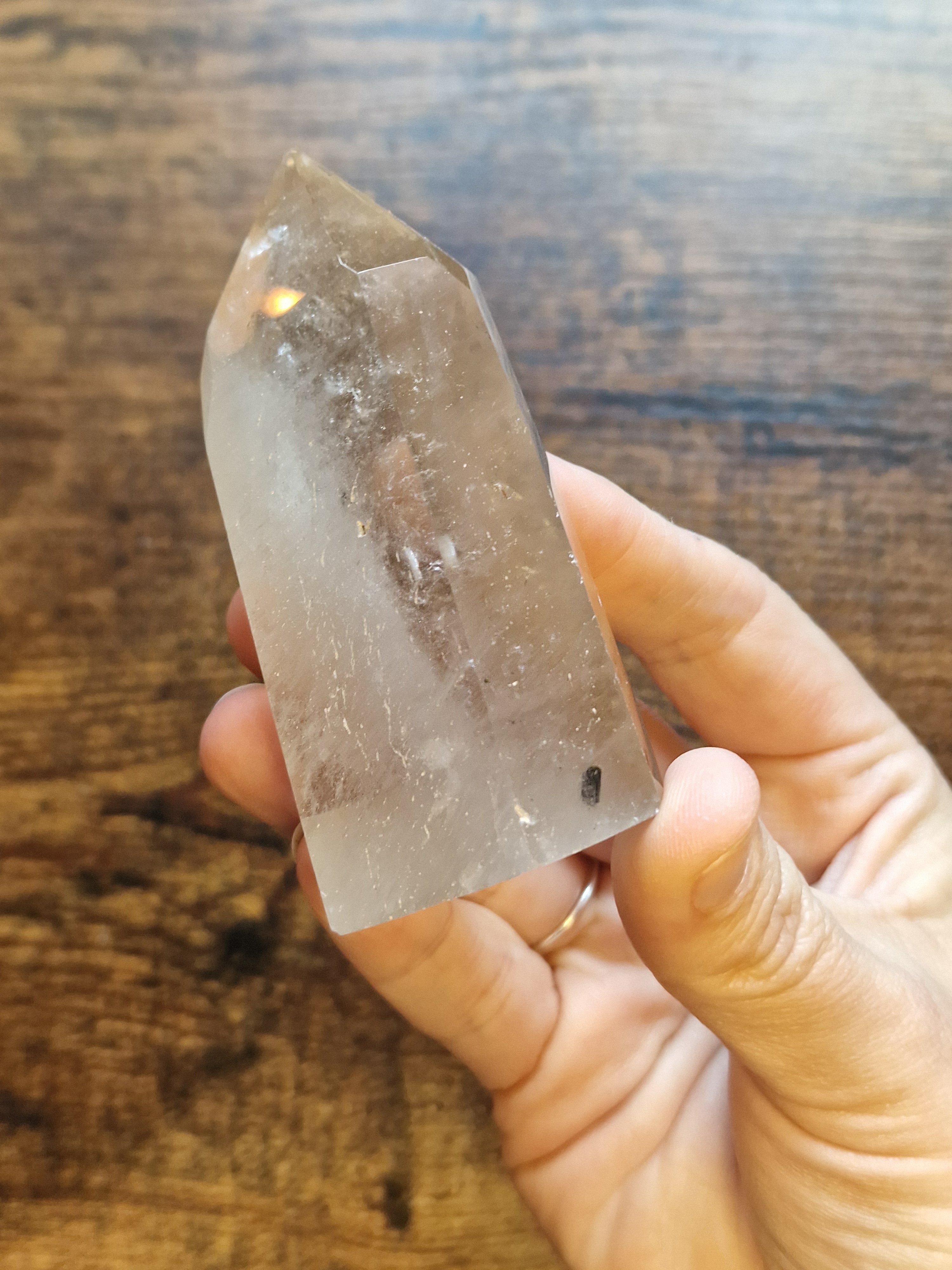 Chunky Smoky Quartz Tower