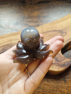 Banded Agate Octopus Carving