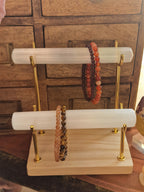 Selenite Bracelet Display Stand ~ Double Tier