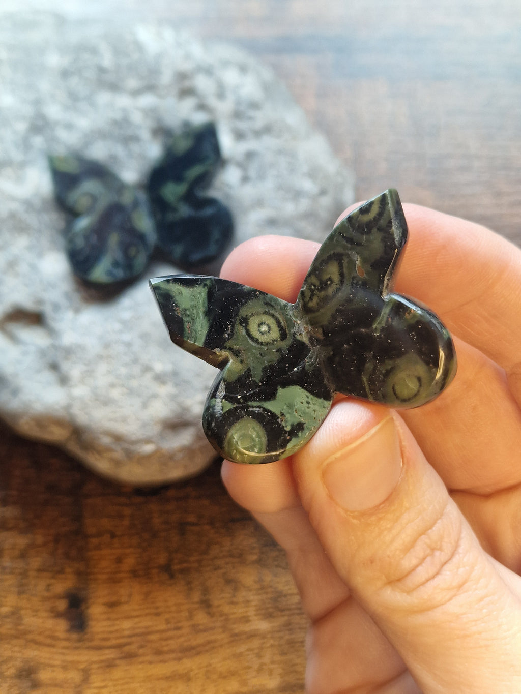 3D Crystal Butterfly Carving