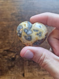 Crazy Lace Agate Heart
