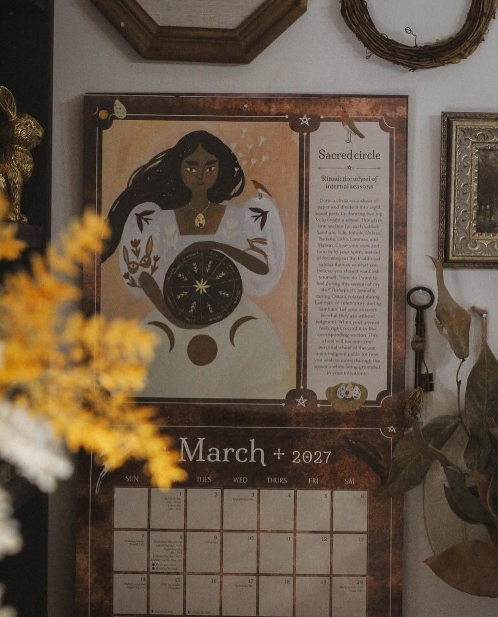 2027 Seasons of the Witch Wall Calendar