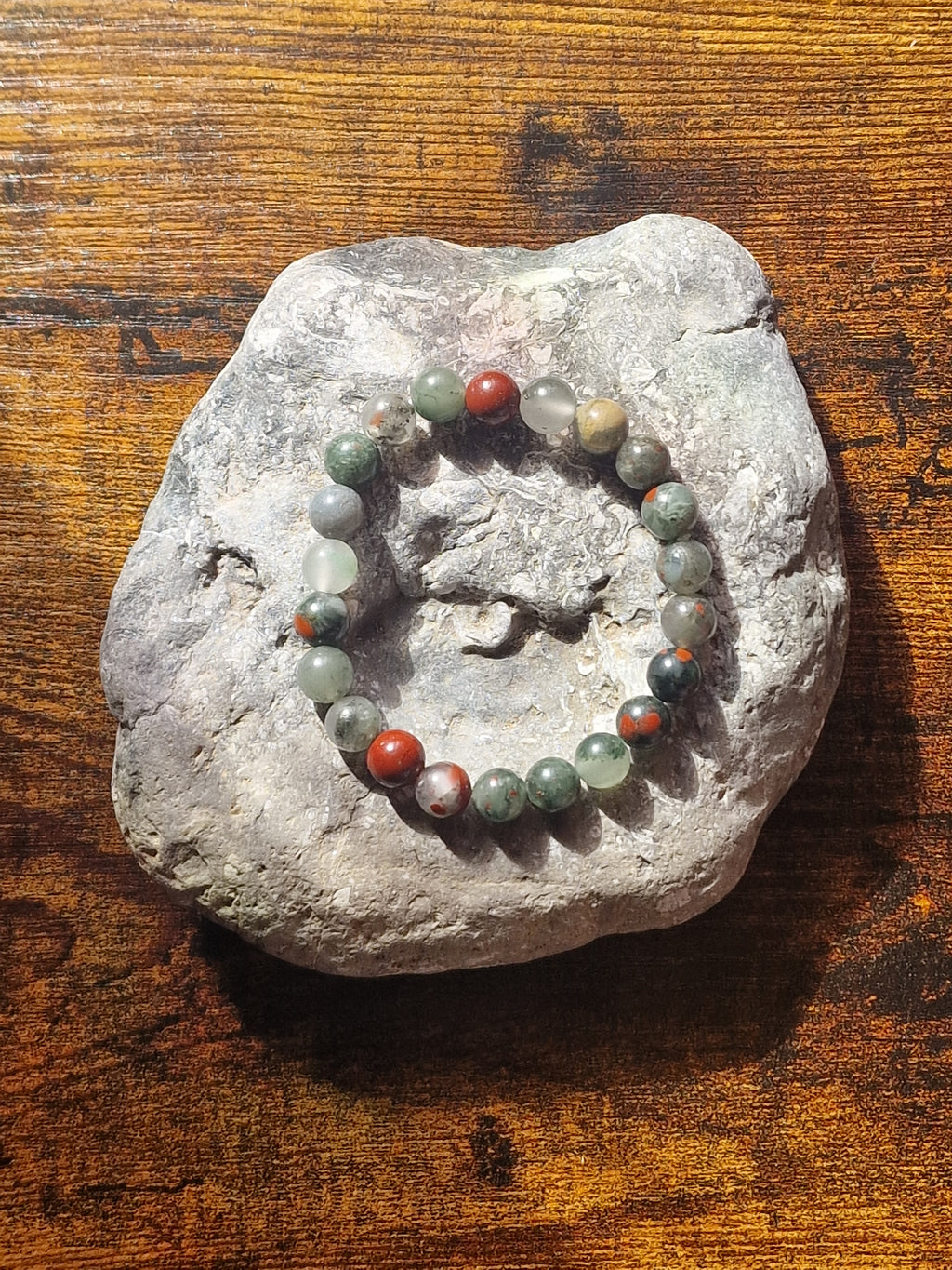 Dragon’s Blood Jasper Bracelet ~ 8mm