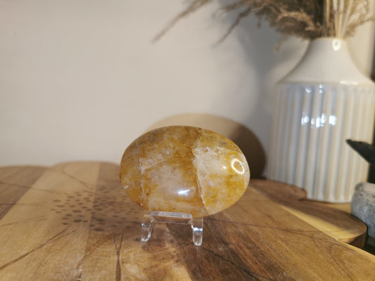 Golden Healer Palm Stone