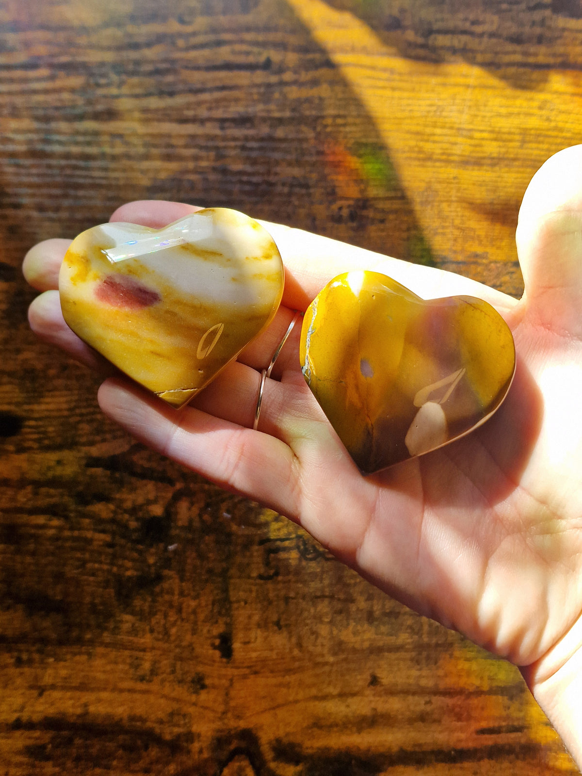 Mookaite Crystal Hearts | Pick Your Own
