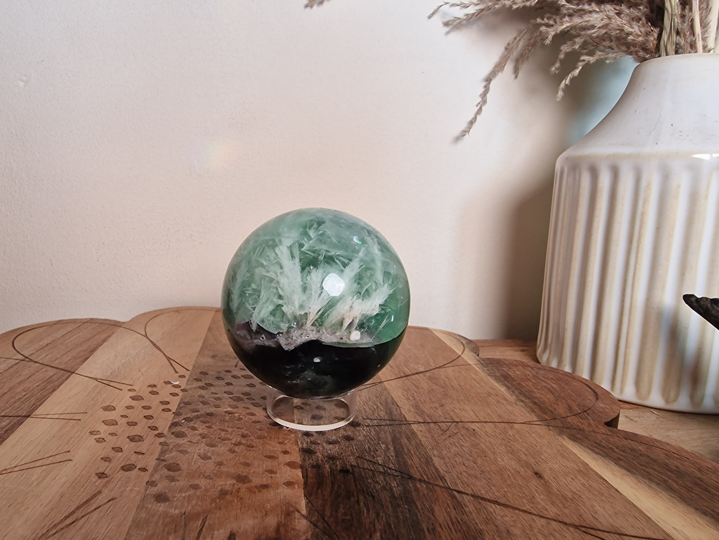 Feather Fluorite Sphere 🪶