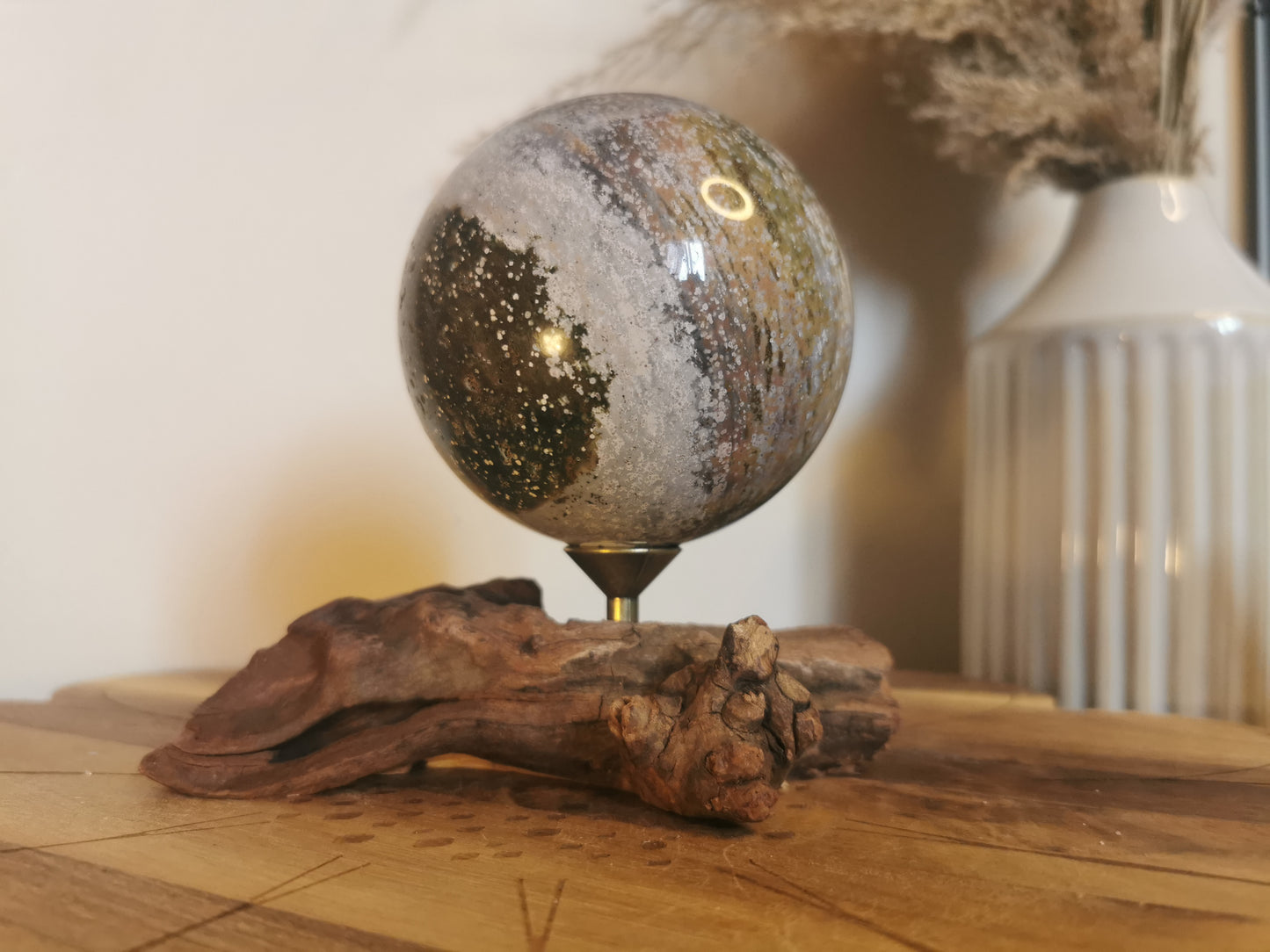 Ocean jasper sphere🌊