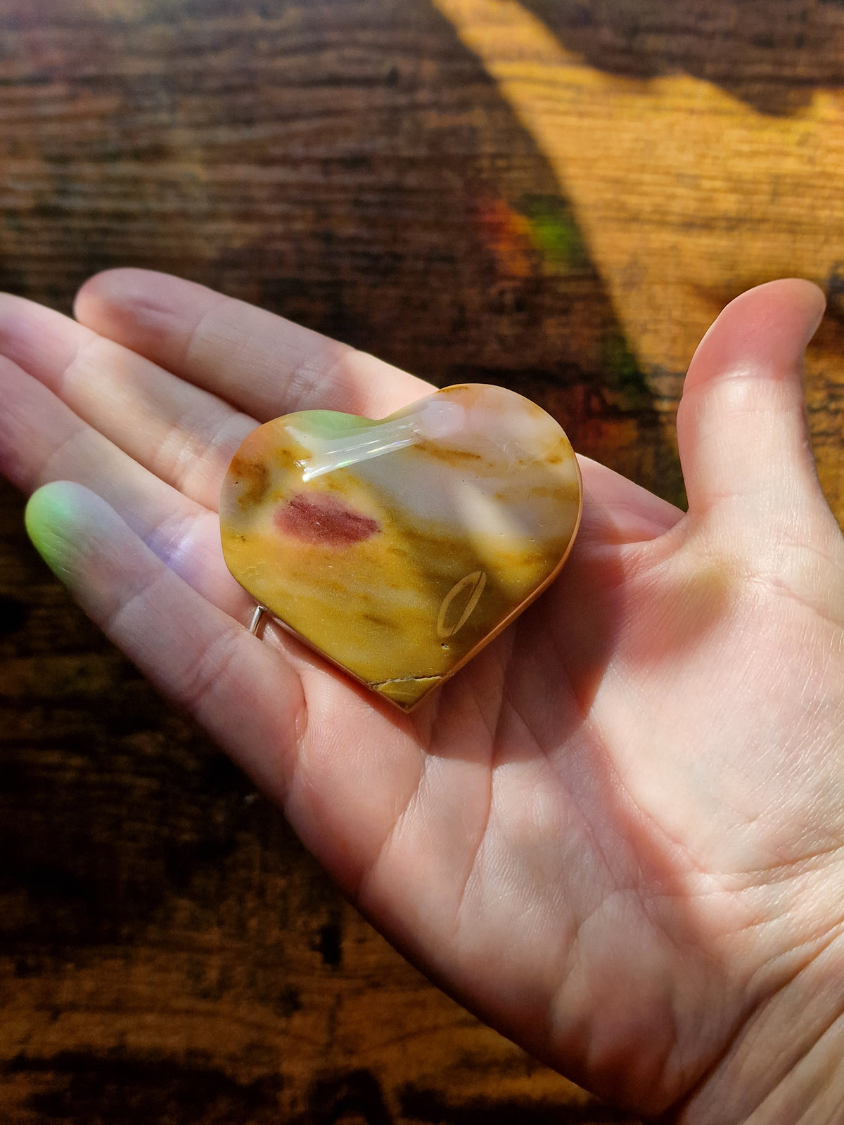 Mookaite Crystal Hearts | Pick Your Own
