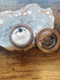 Black Onyx Vertical Oval Ring - Size S