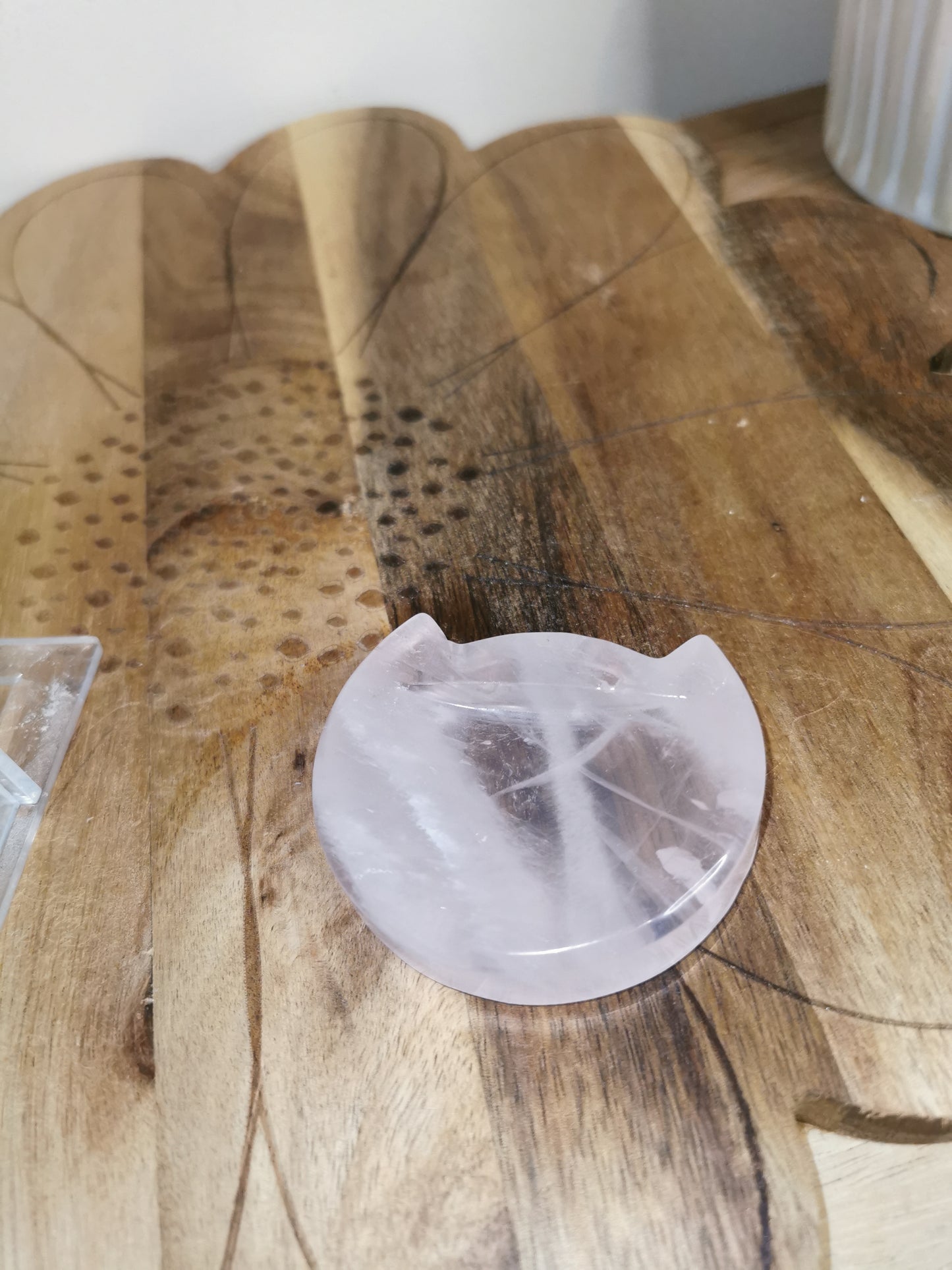 Rose Quartz Cat Dish