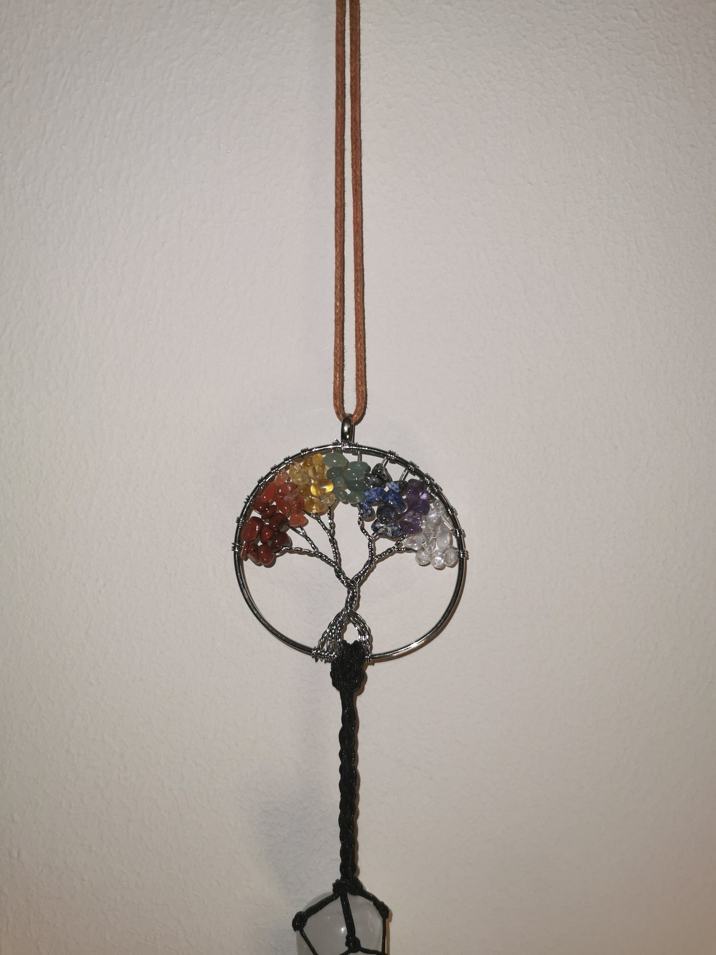Tree of Life Chakra Wall Hanging - Round Design