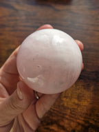 Mangano Calcite Sphere ~ UV Reactive