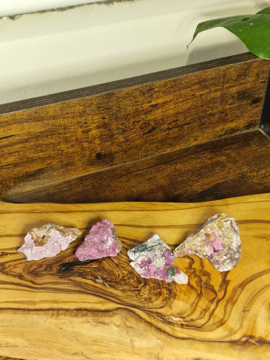 Cobalt Calcite Specimen